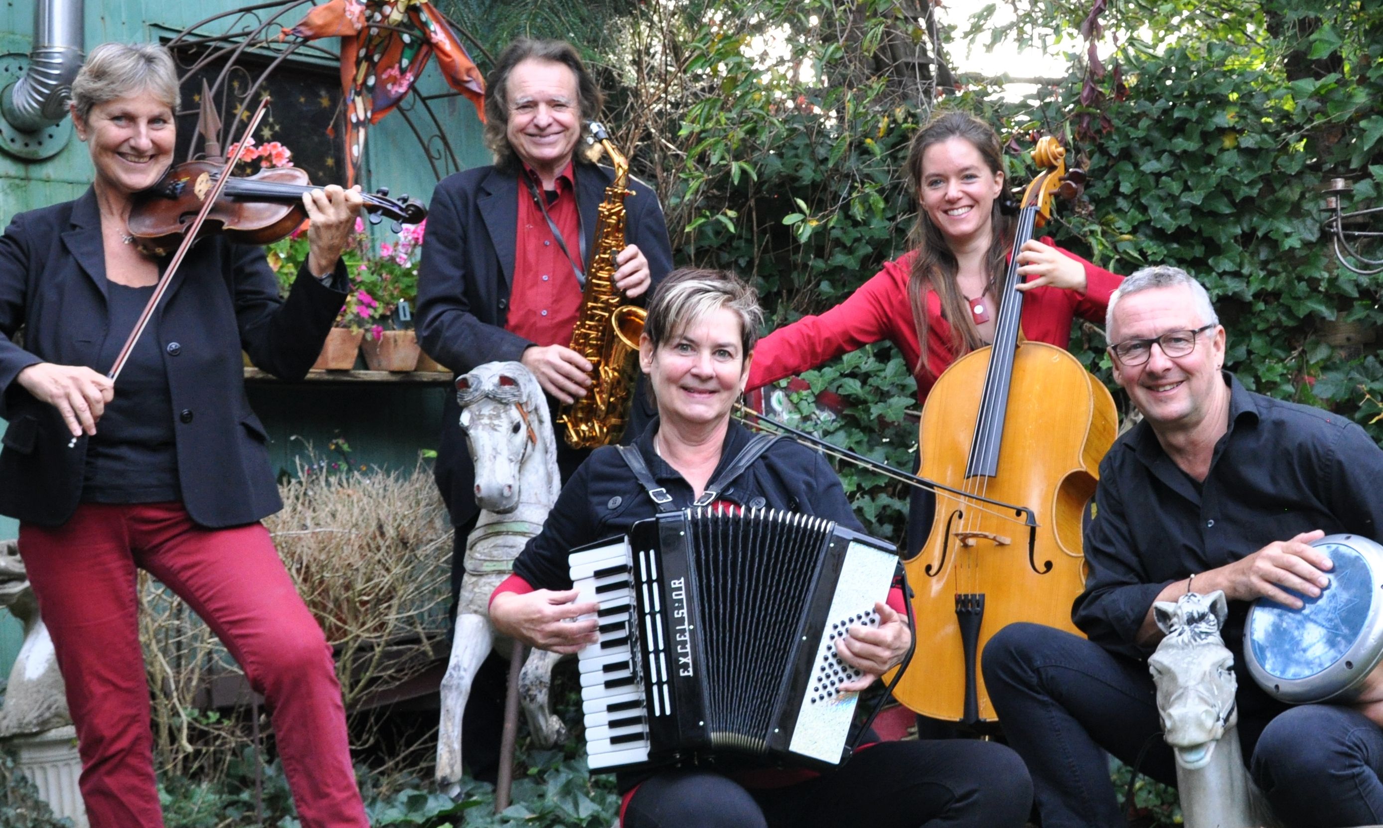 Gruppe Zebulon mit Fritz Böhle, Ingrid Geupel, Karin Hofmann, Stephanie Obermeier und Reinhard Weber